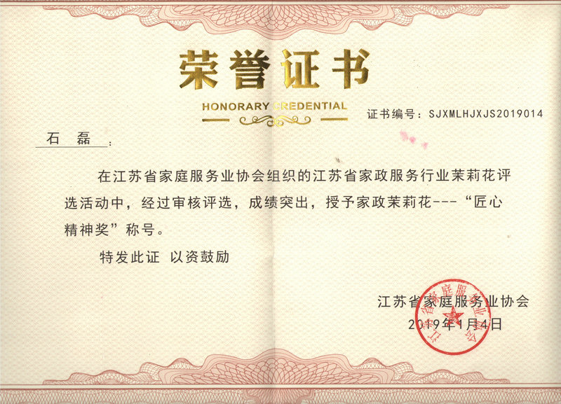 荣誉展示